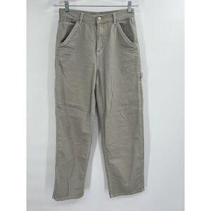 Garage‎ Cargo Pants Womens Y2K Tan Khaki Pockets Baggy Sz 5